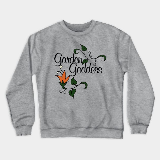 Garden goddess Crewneck Sweatshirt by bubbsnugg